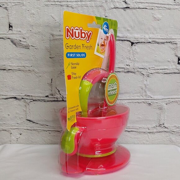 NUBY 'GARDEN FRESH MASH~N~FEED' BOWL & STORAGE - Picture 2 of 16